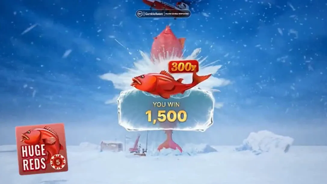Screenshot do painel de saque no 20bet após sessão de Ice Fishing